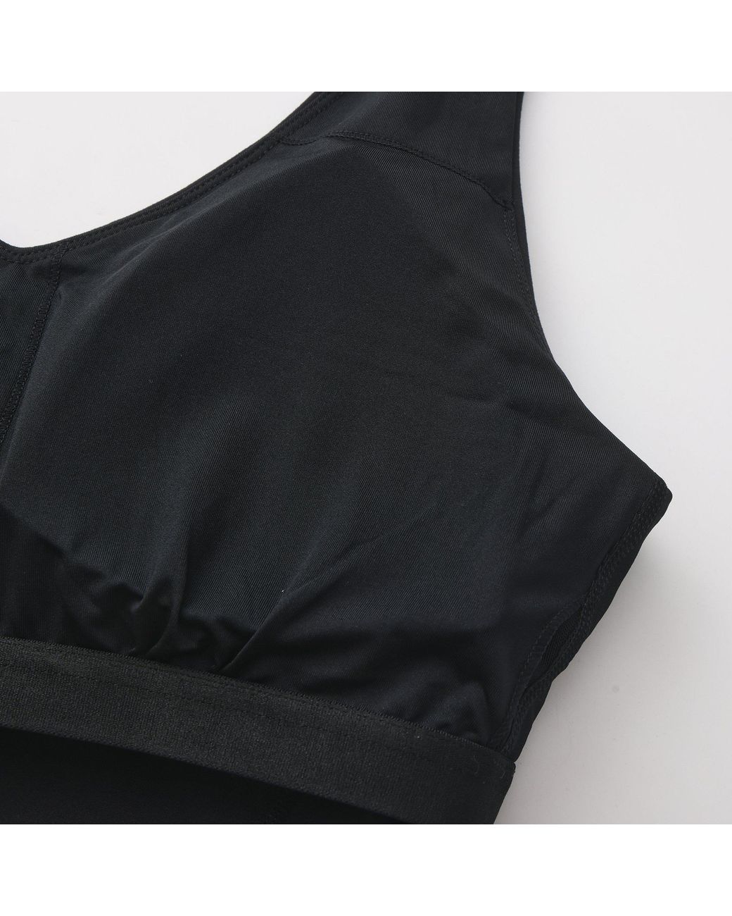 La Gear Black V-Neck Active Tank Top