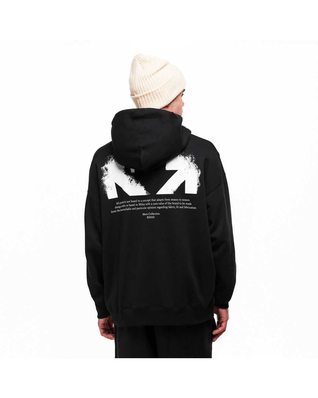 Off-White c/o Virgil Abloh Black Overhead Hoodie for men