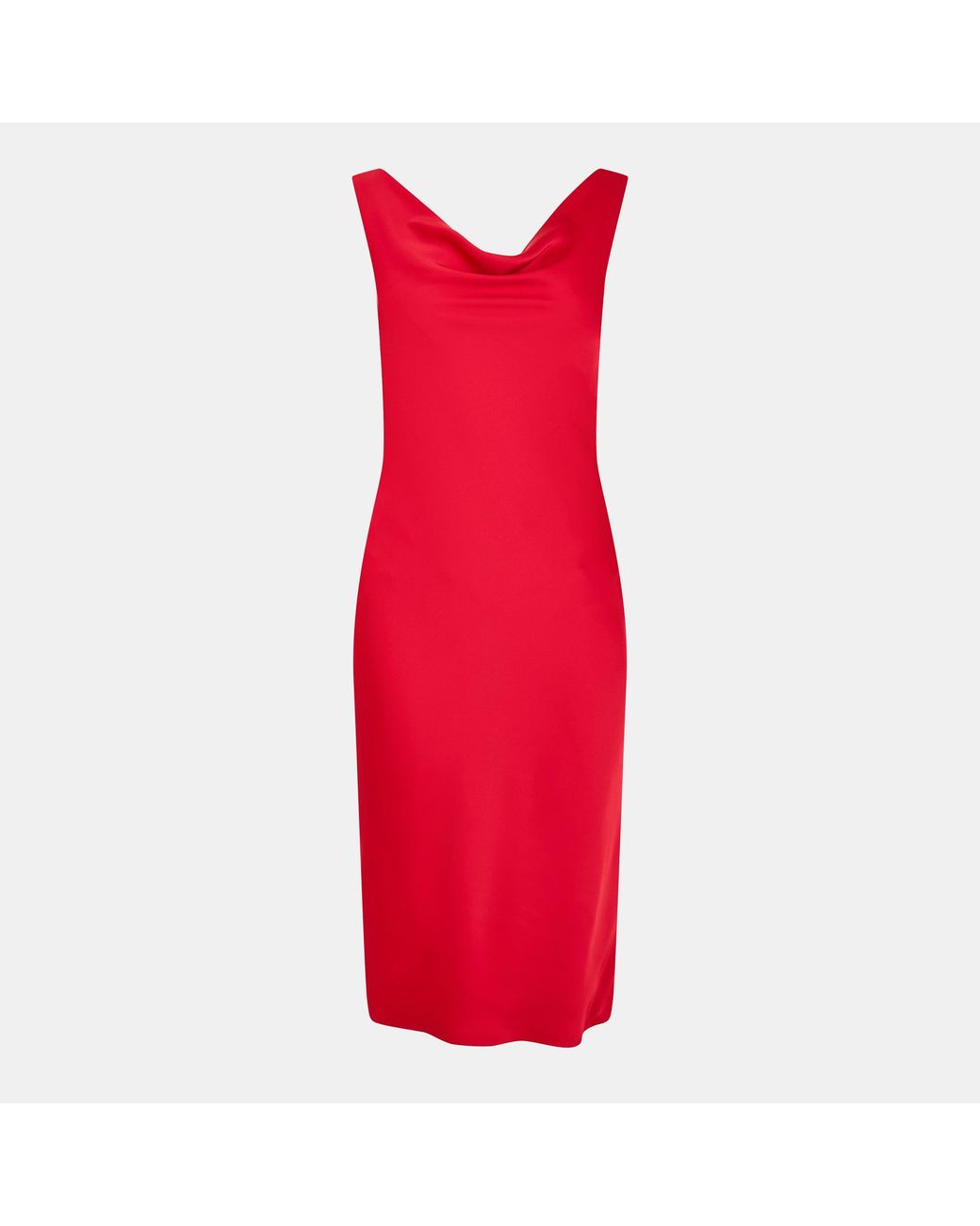 Norma Kamali Red A Line Dress