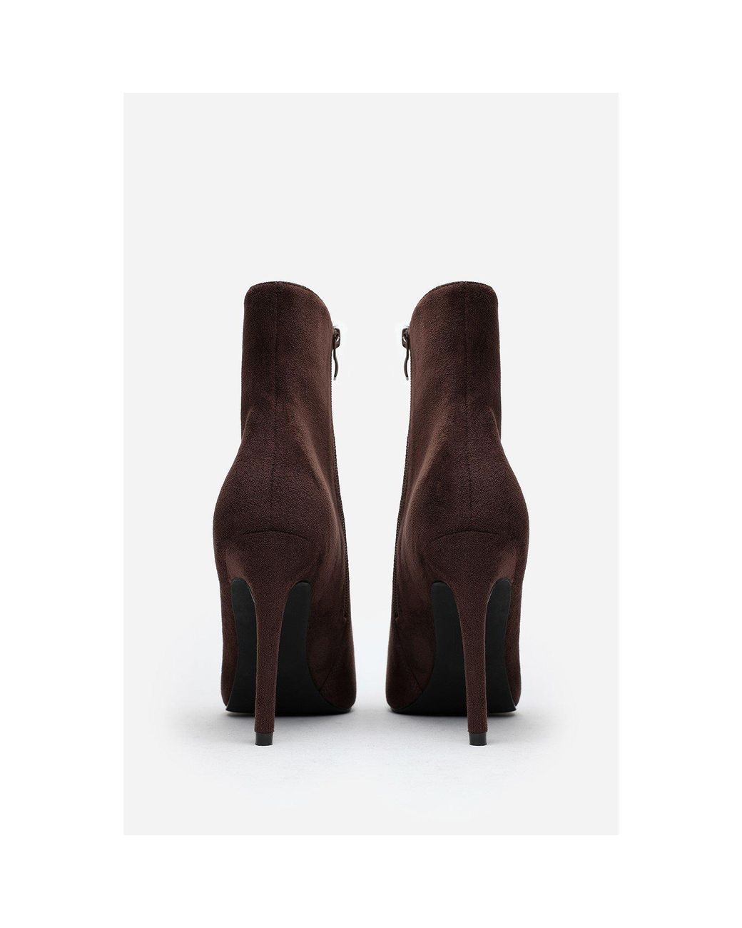 Where's That From Brown Where's Pointed Toe Stiletto Ankle Boots