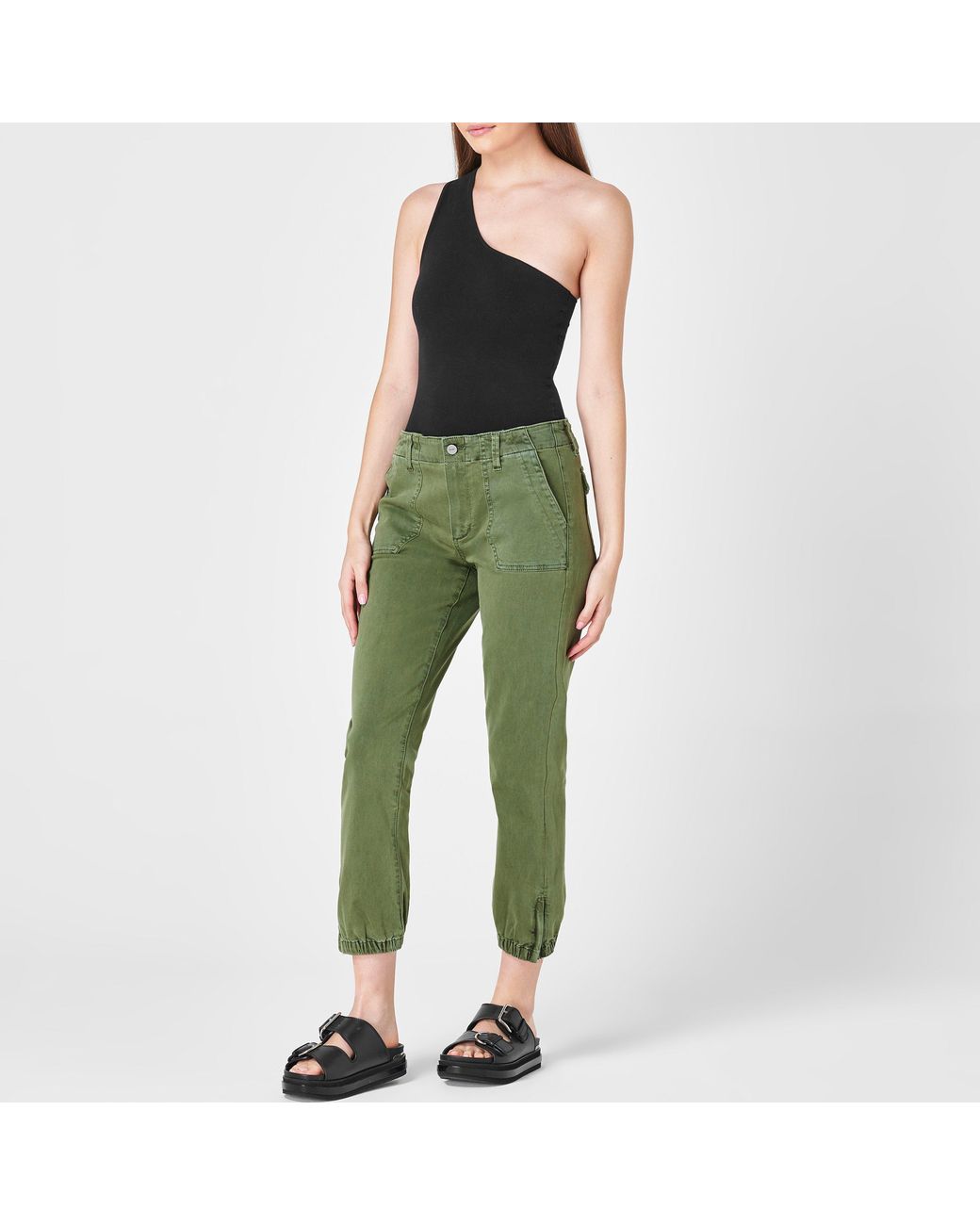 PAIGE Green Mayslie Jogger