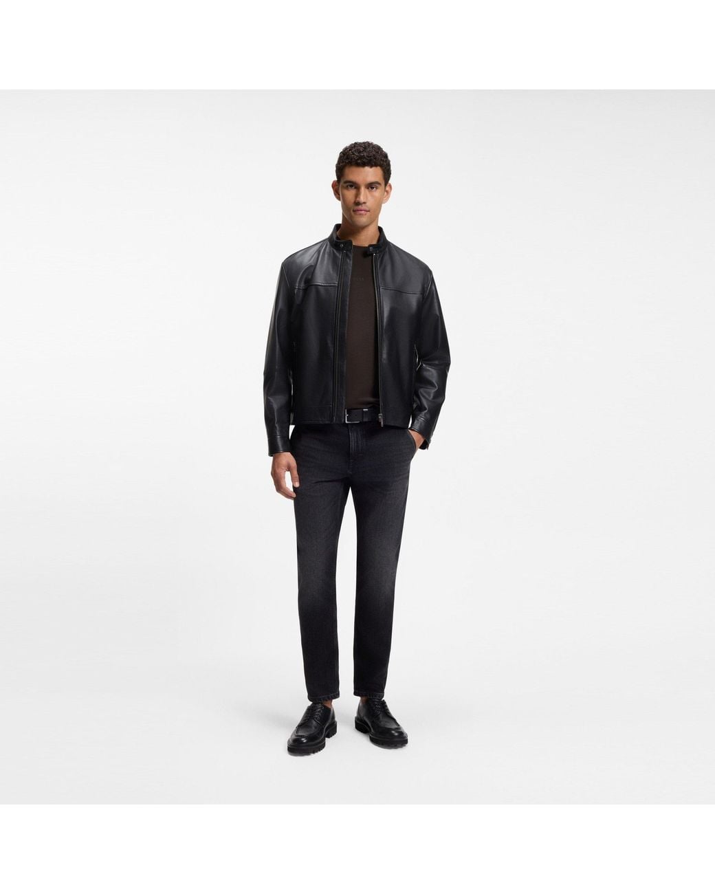 Boss Black Oversized Tchup T-Shirt With Logo Detail for men