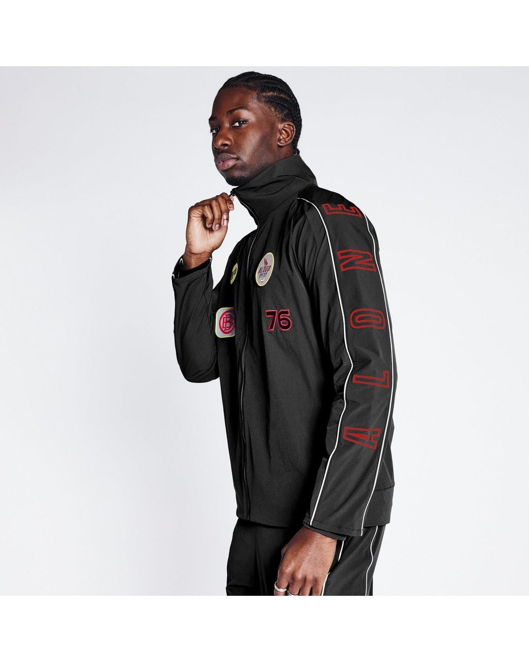 Blood Brother Black Bb Racer Jacket for men