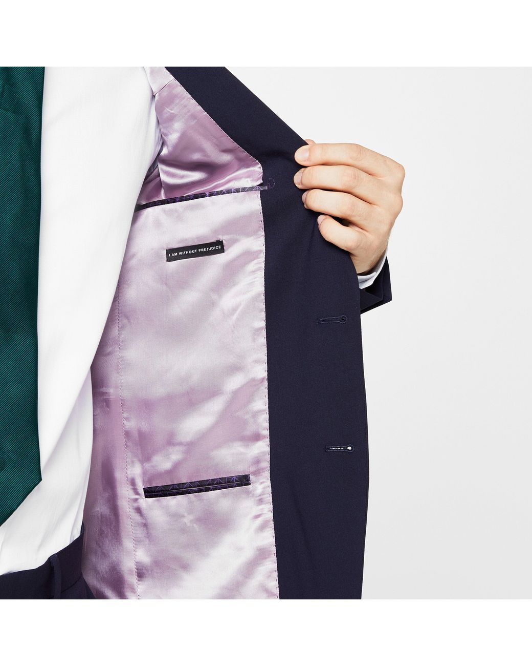 Without Prejudice Blue Kilburn Suit Jacket for men