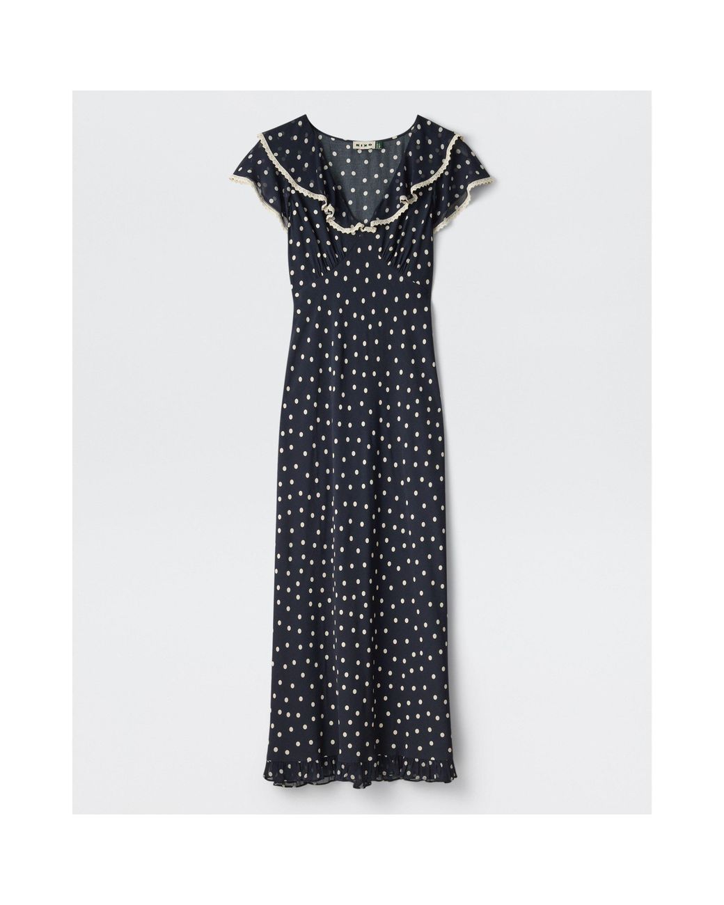 Rixo Blue Bethea Long Maxi Dress
