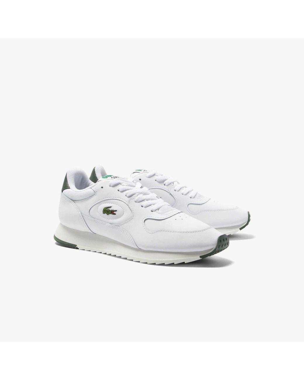 Lacoste White Line Track Trainers for men