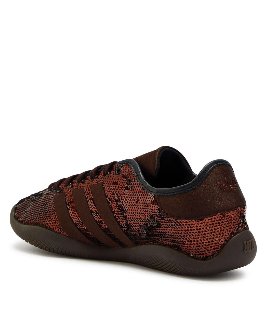 Adidas Originals Brown Karintha Wales Bonner Sequin Low-Top Trainers