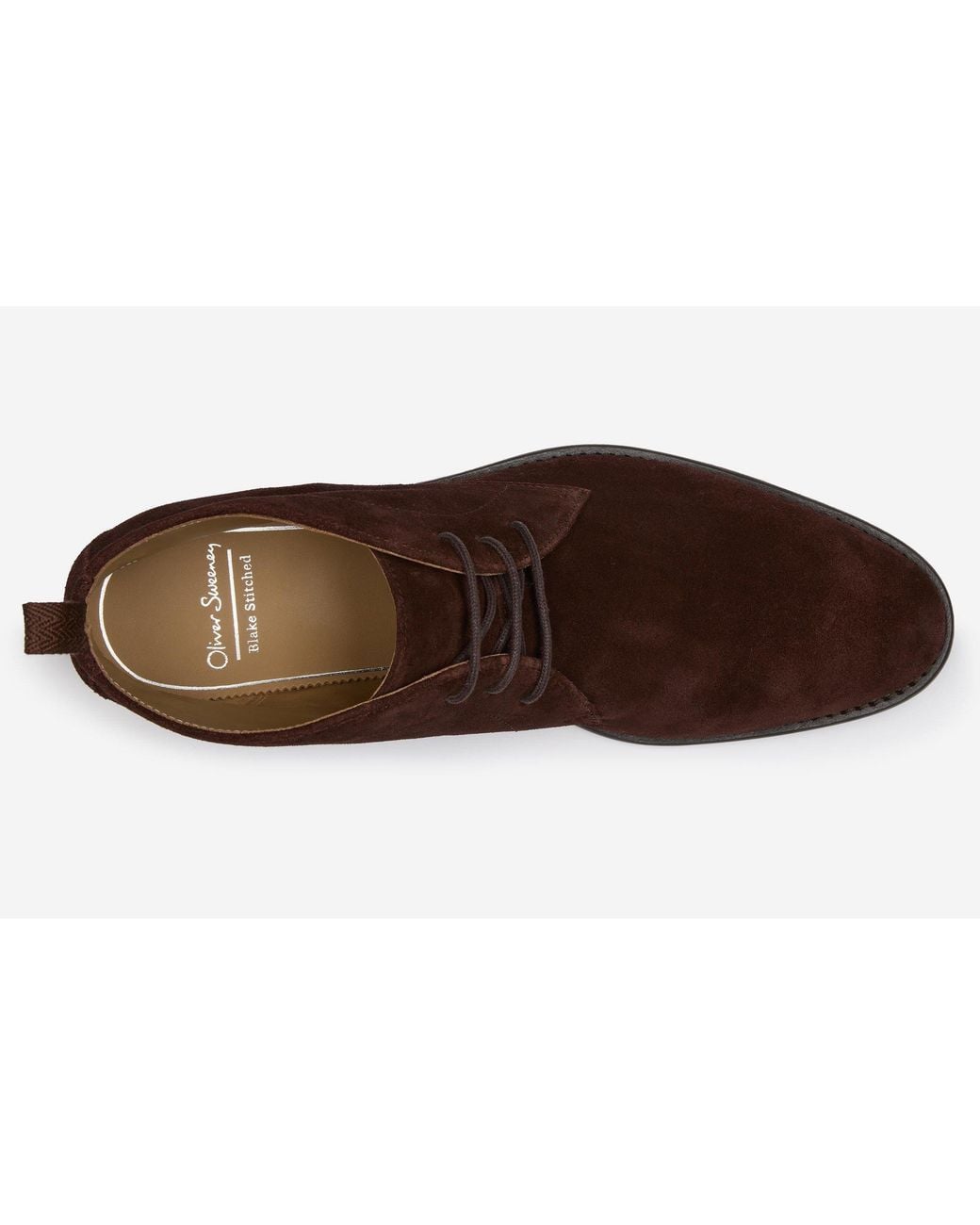 Oliver Sweeney Brown Farleton Suede Chukka Boots for men
