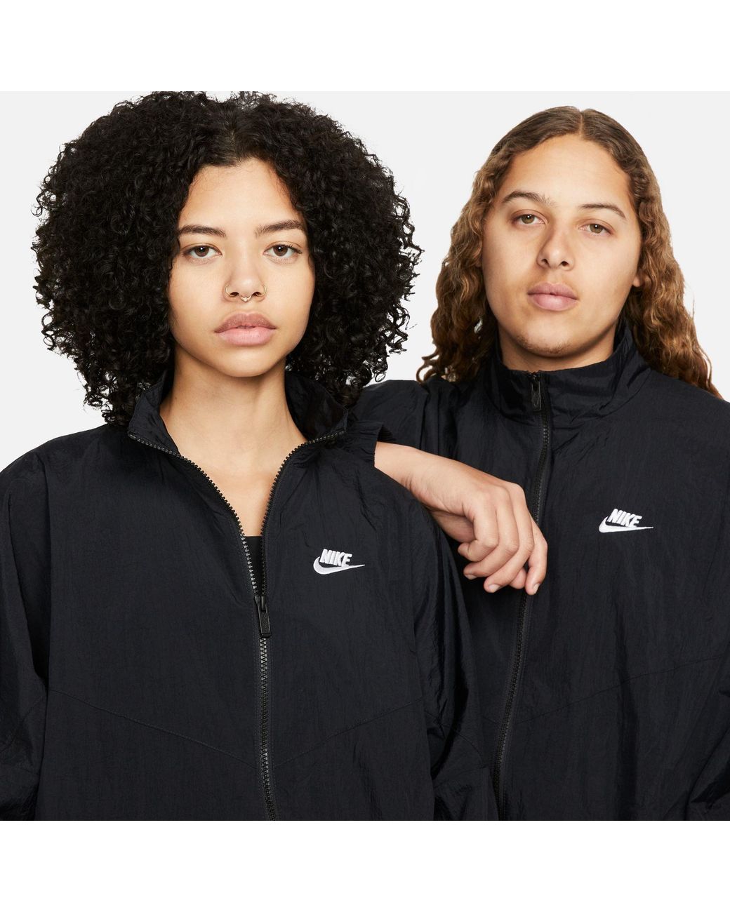 Nike Black Sportswear Statement Windrunner Jacket
