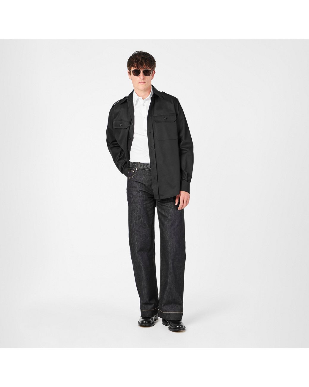 McQueen Black Overshirt for men