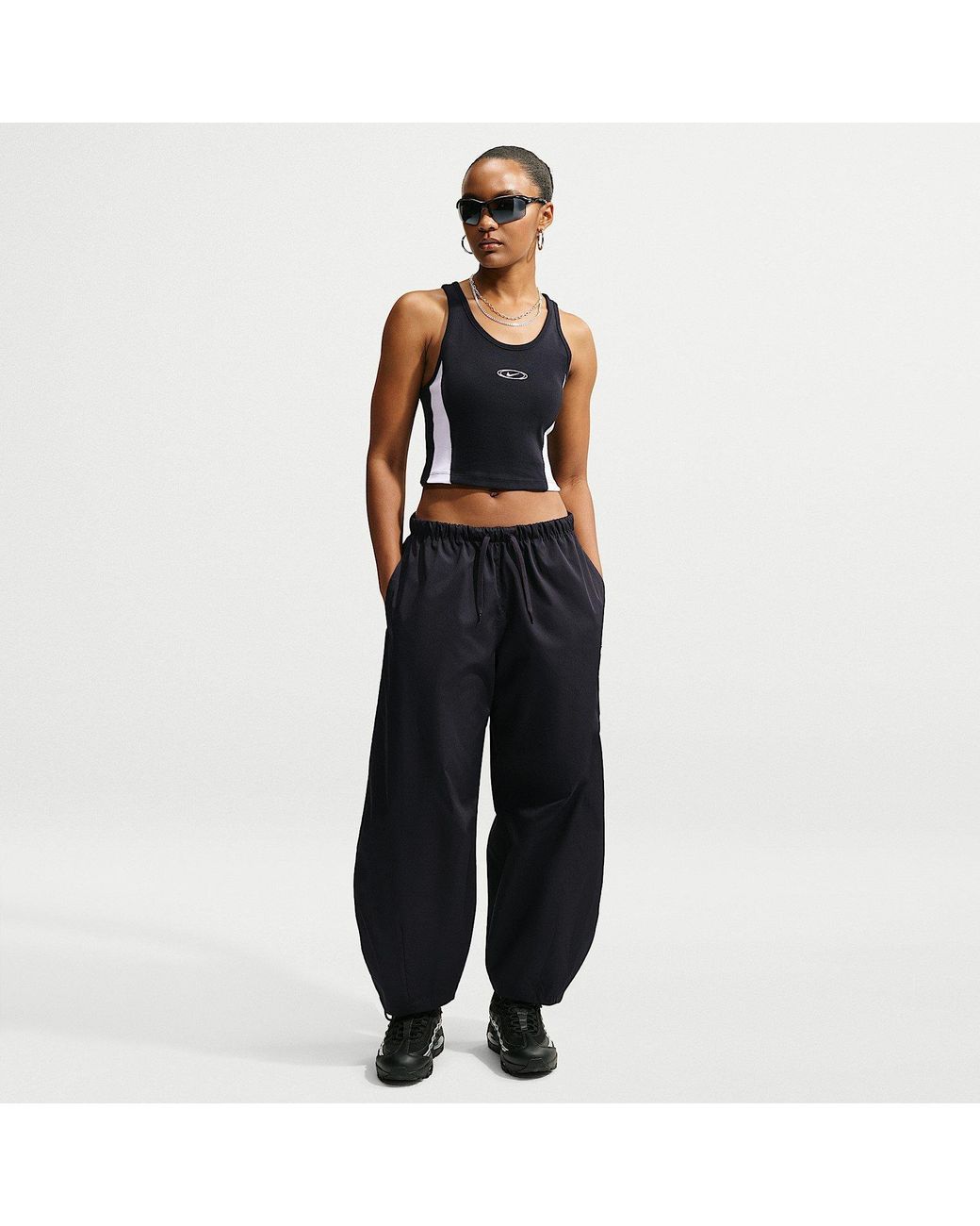 Nike Black Sportswear Tight Cropped Tank Top