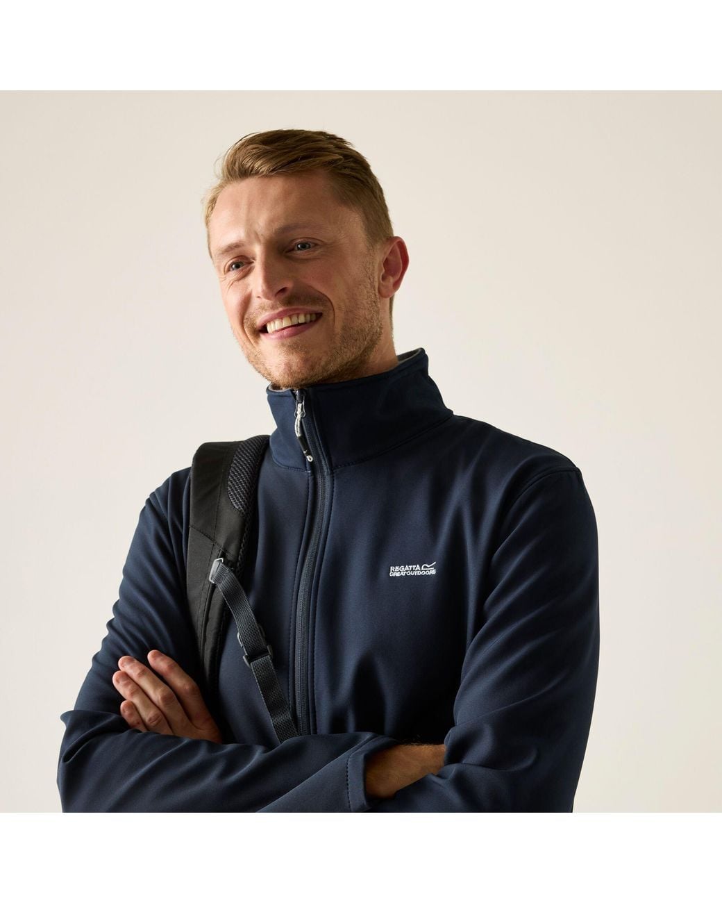 Regatta Blue Cera V Softshell Midlayer for men