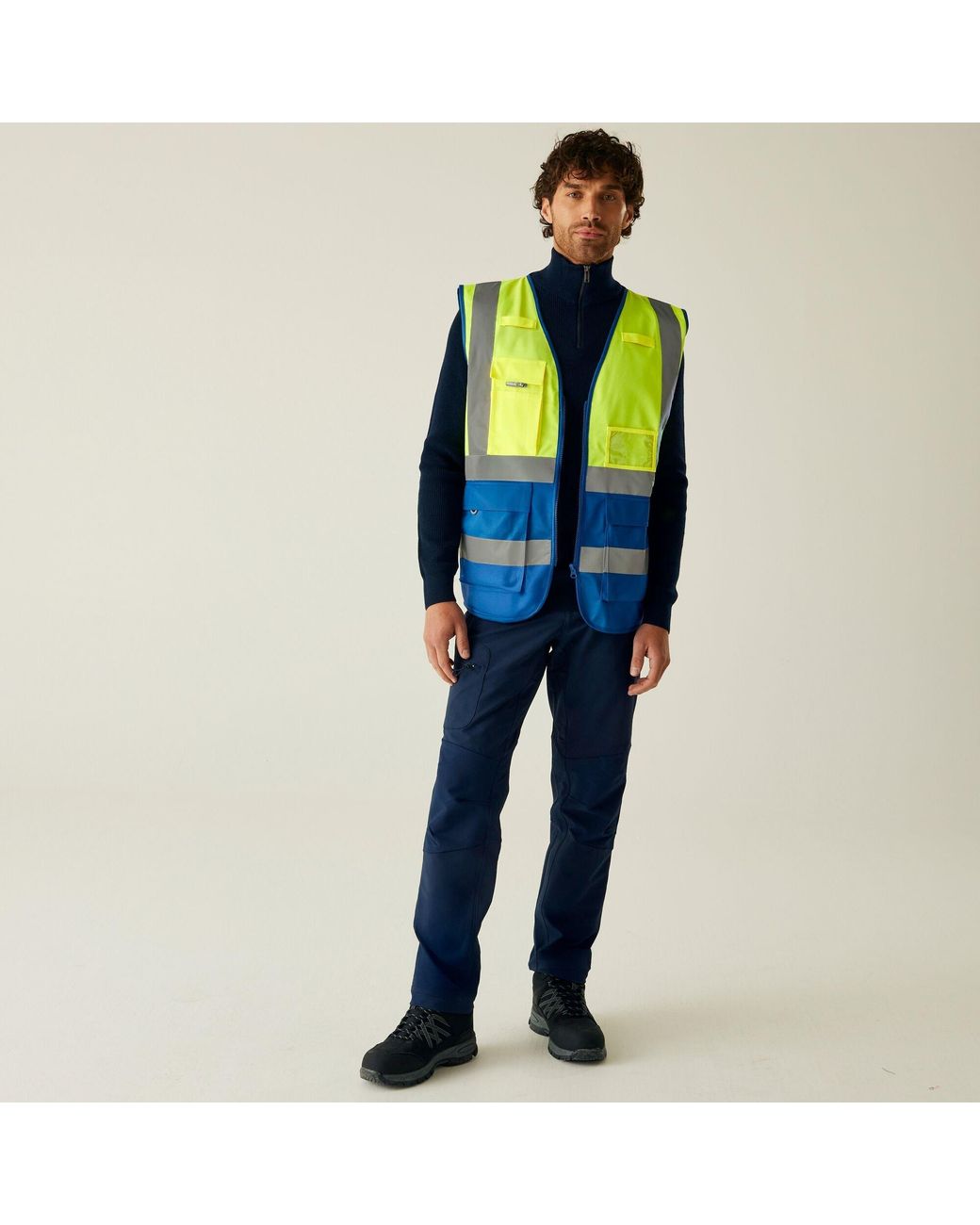 Regatta Blue Pro Hi-Vis Executive Vest for men