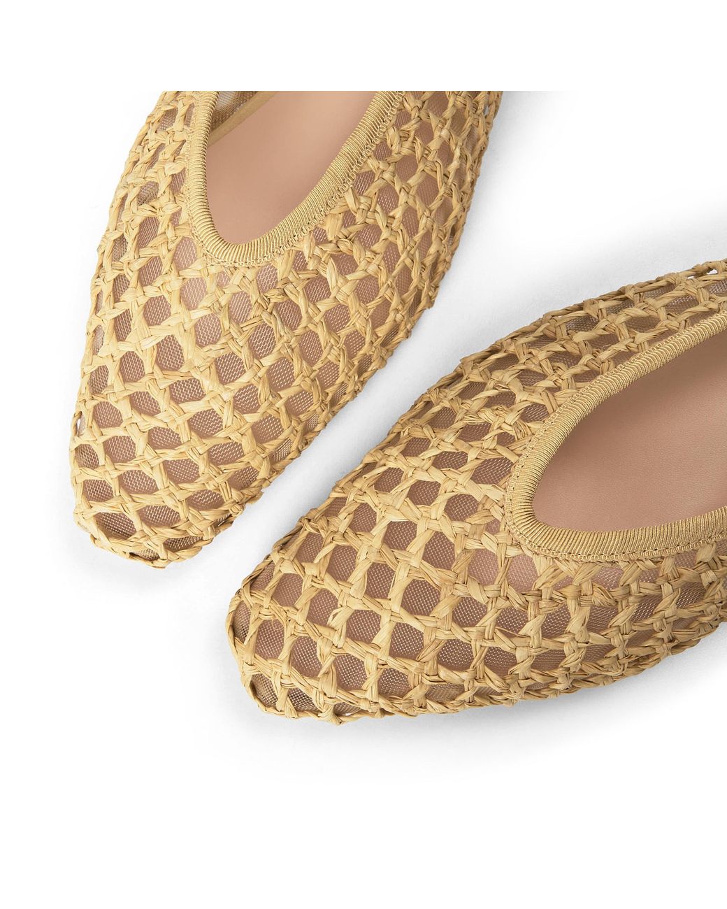 Loeffler Randall Natural Emery Ballet Jelly Shoes