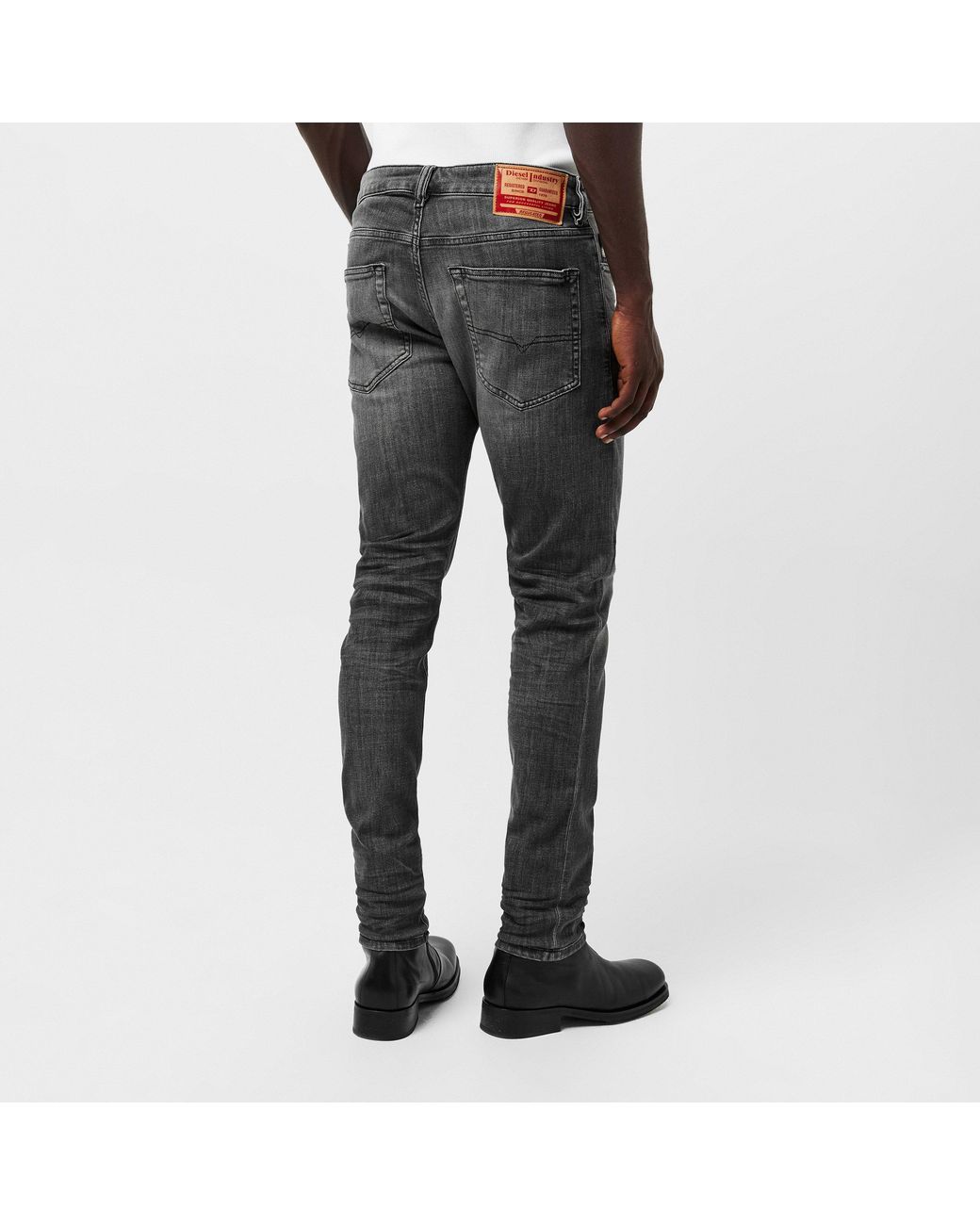 DIESEL Gray D Luster Slim Jeans for men