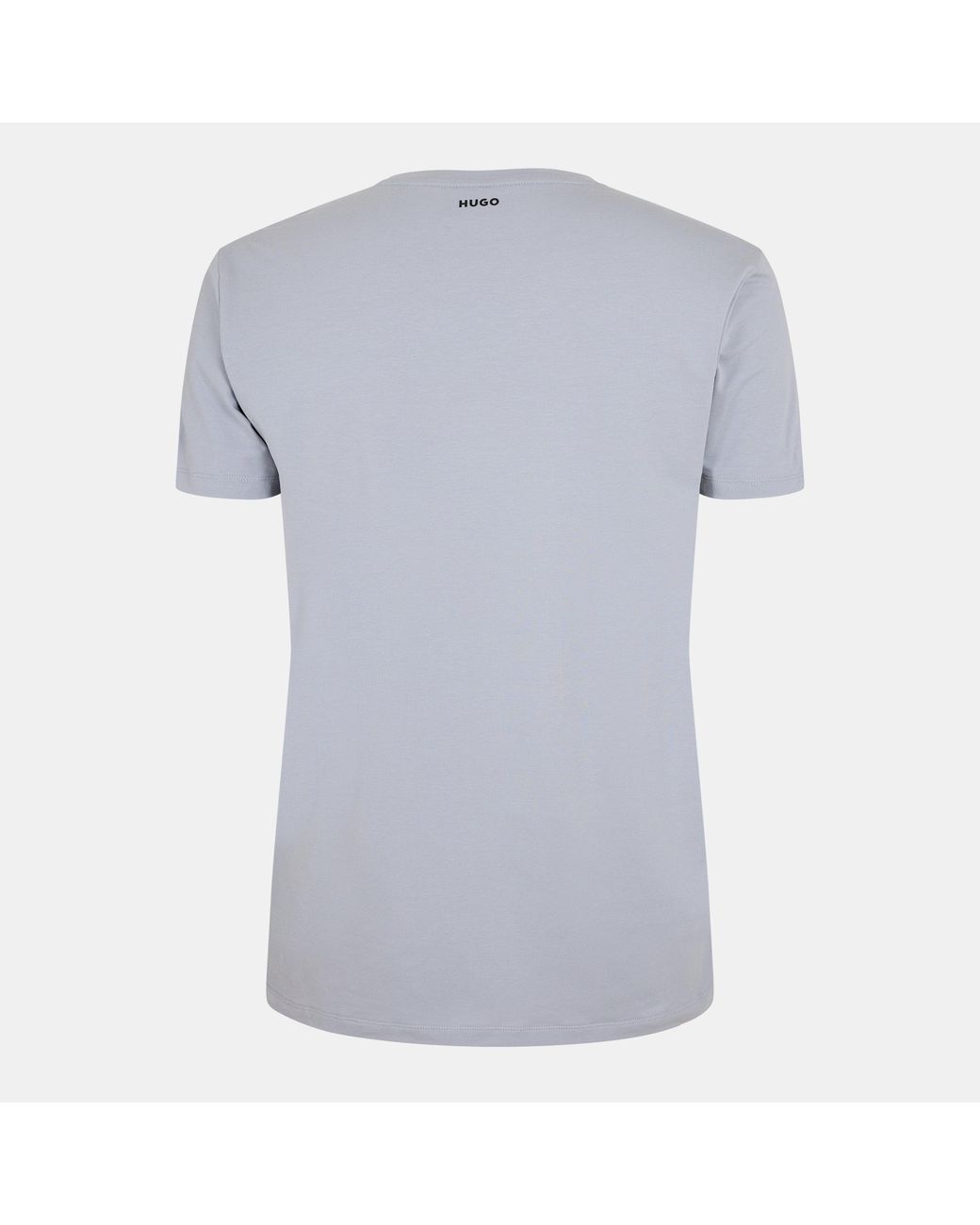 HUGO Blue Short Sleeve V Neck T Shirt for men