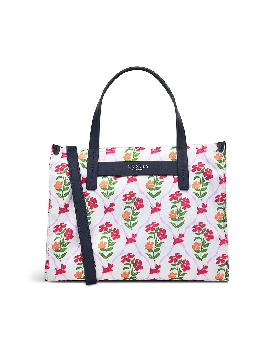 Radley Black Floral Shoulder Bags