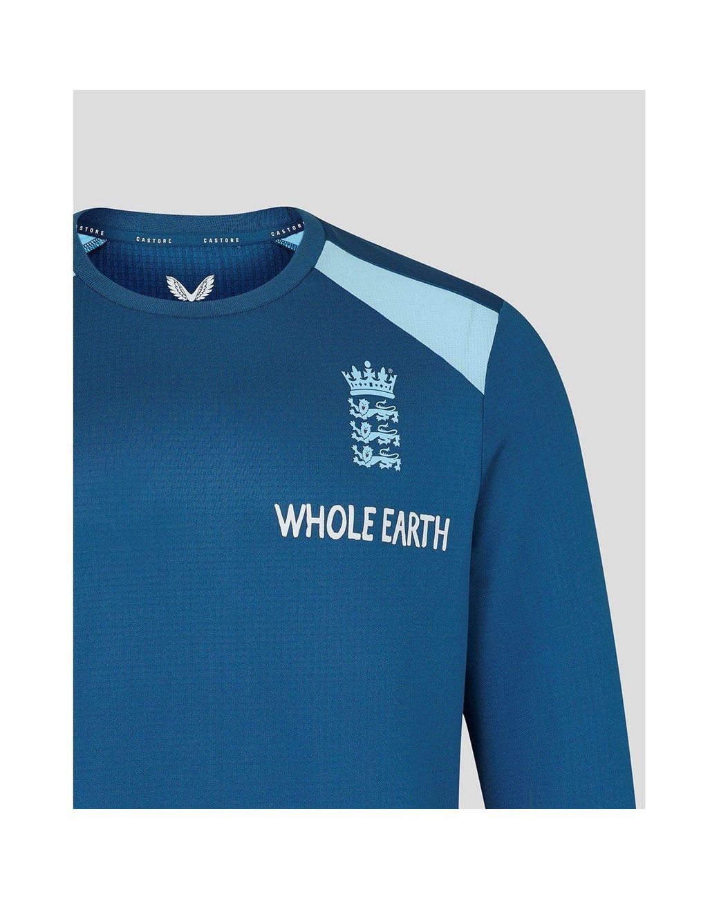Castore Blue 26/27 England Cricket Jumper for men