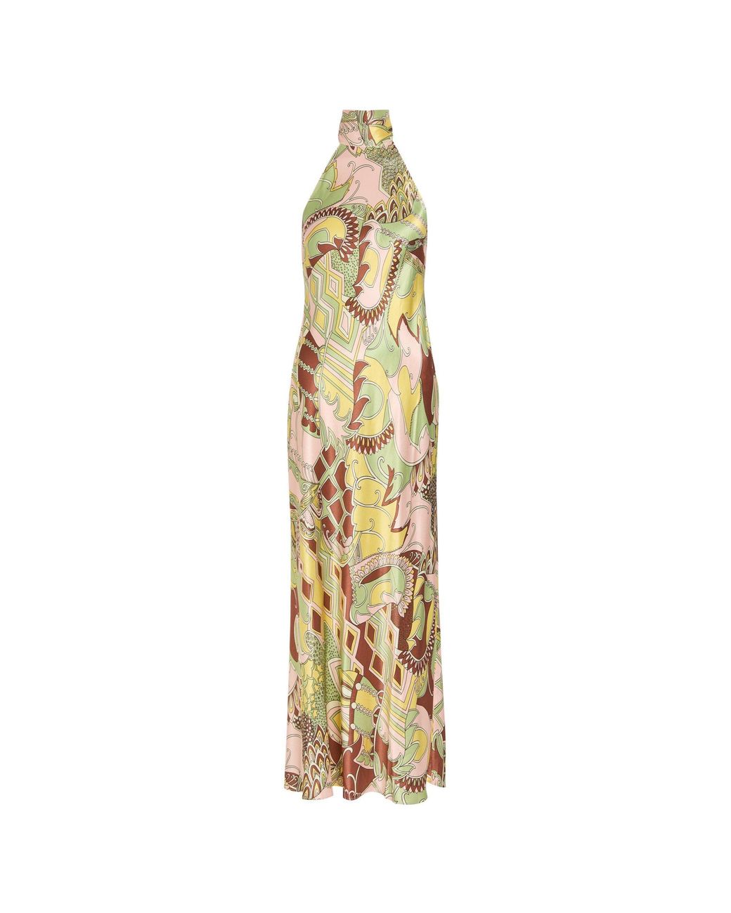 Rixo Metallic Maura Maxi Dress
