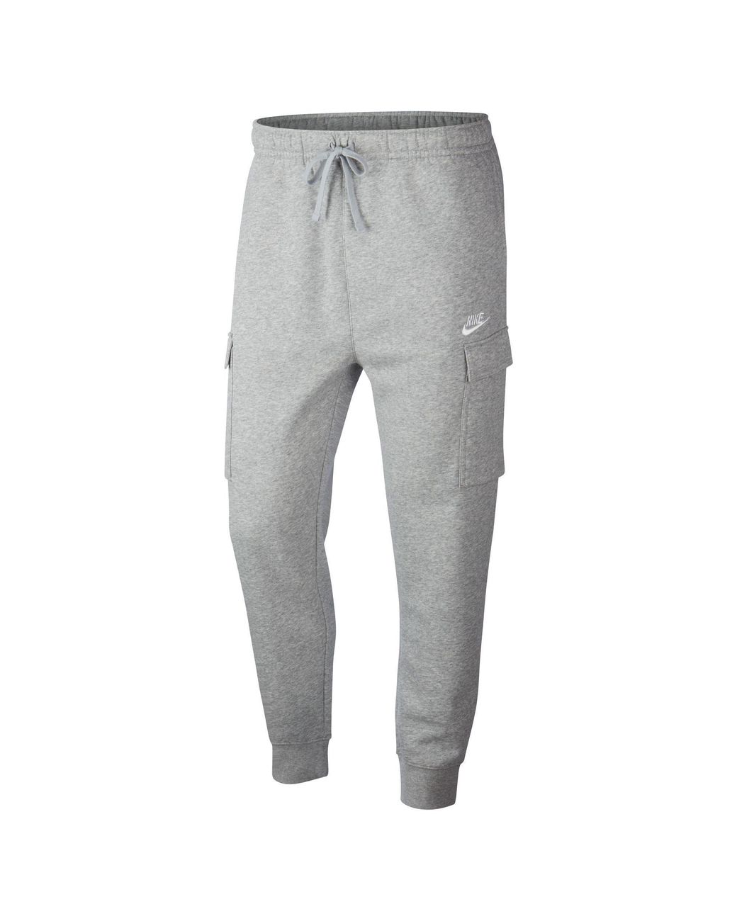 Nike Gray Sportswear Club Fleece Cargo Pants for men