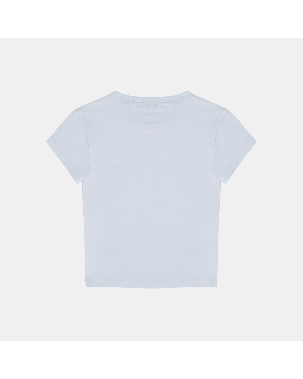 Jack Wills Blue Graphic Cotton Short Sleeve Crew Neck Print Crop Top
