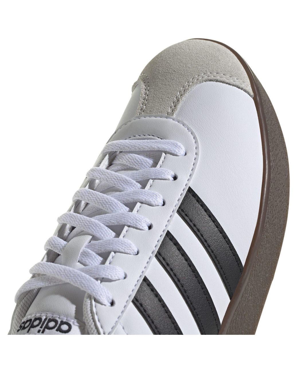 Adidas White Vl Court Base Shoes