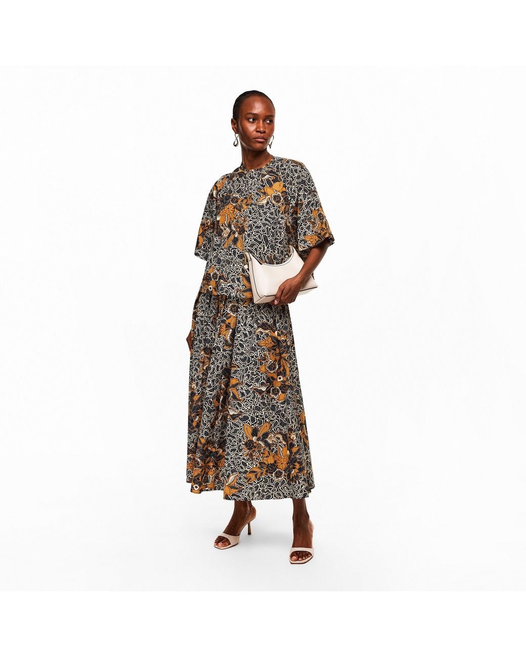 Weekend by Maxmara Brown Uomo Midi Skirt
