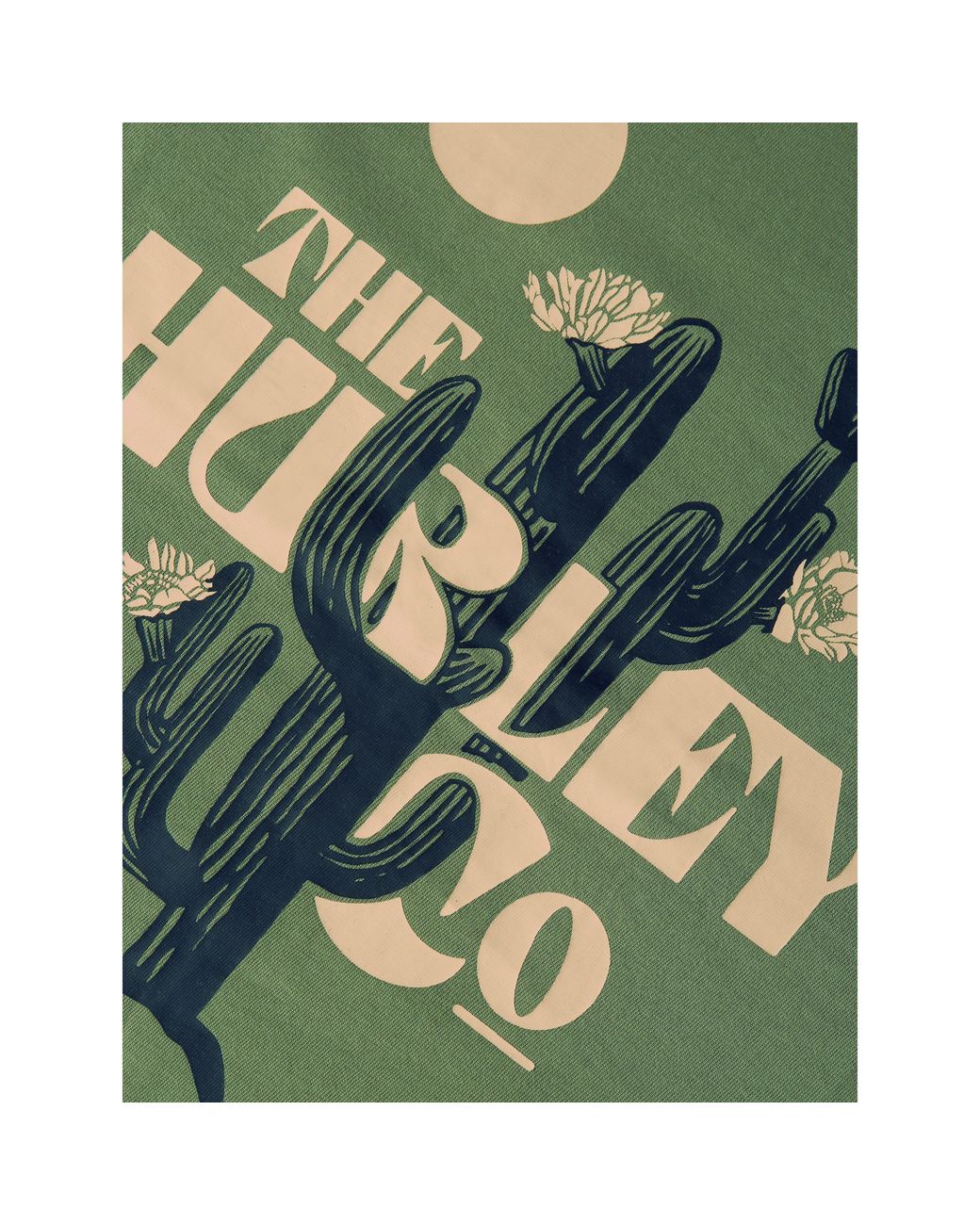 Hurley Green Graphic T-Shirt for men