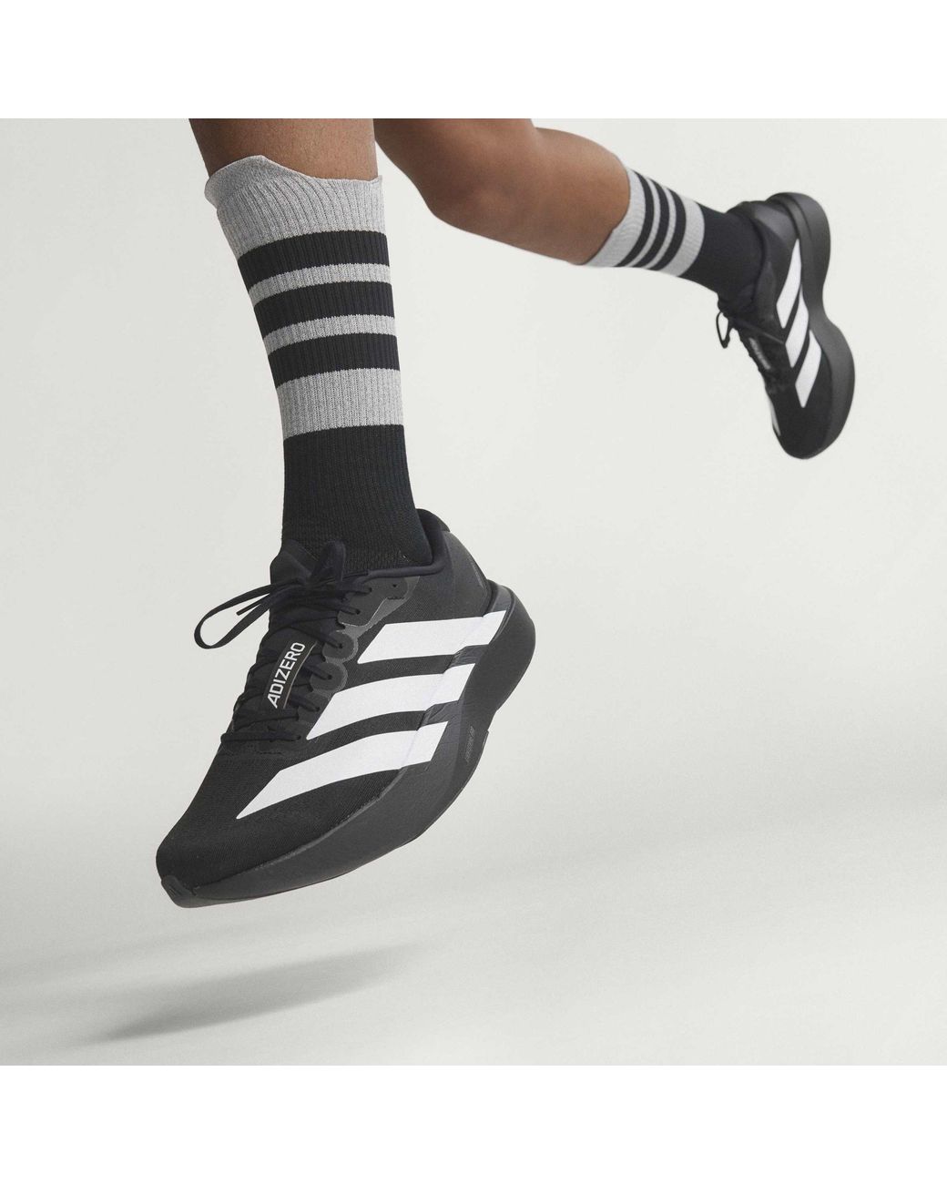 Adidas Black Adizero Evo Sl Shoes for men