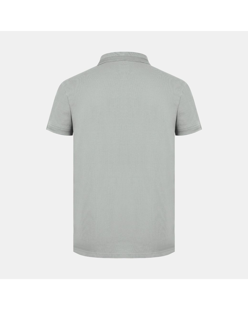 Jack Wills Gray Fine Pique Cotton Short Sleeve Polo Shirt for men