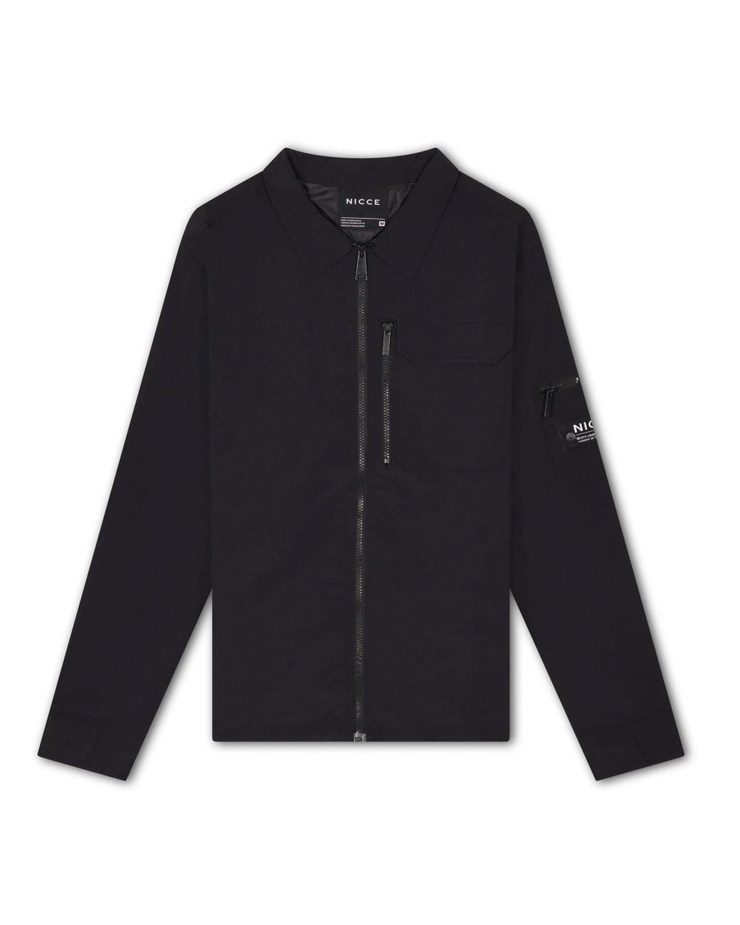 Nicce London Blue Claytun Overshirt for men