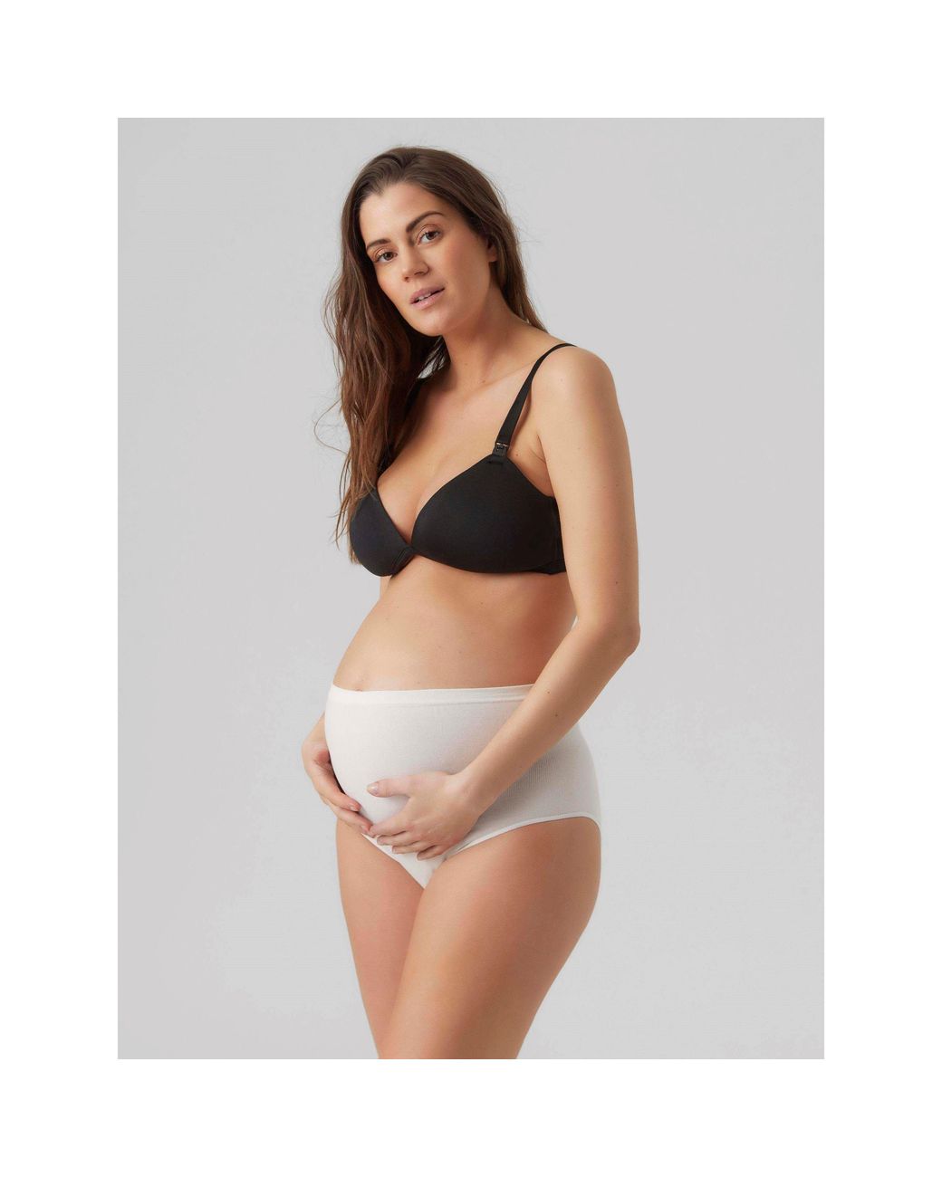 Mama.licious Blue Maternity 2-Pack Cotton Pants