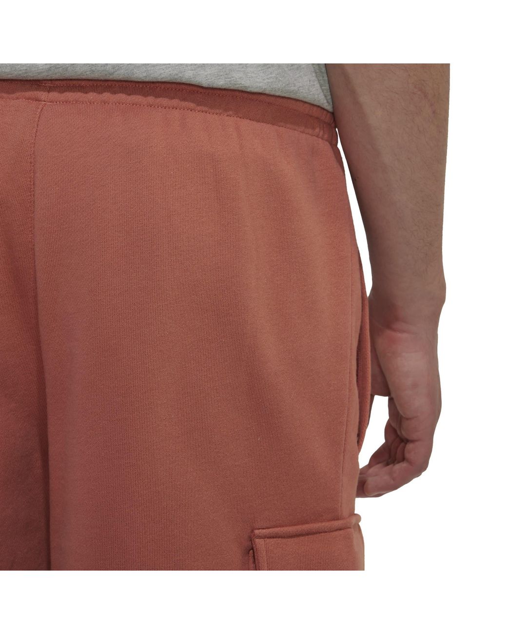 Adidas Originals Brown Graphic Ozworld Cargo Shorts for men