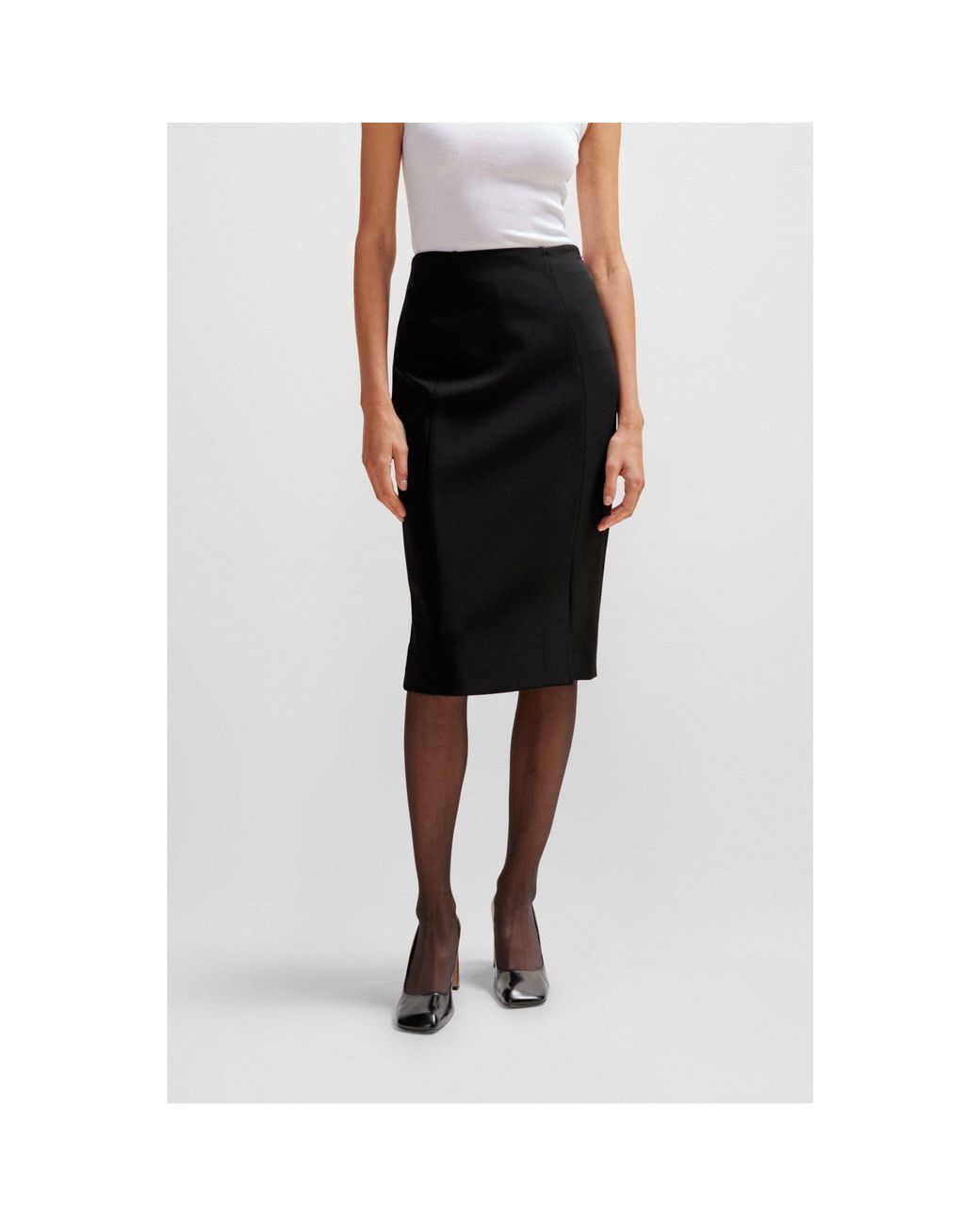 Boss Black Vukeva Jersey Skirt