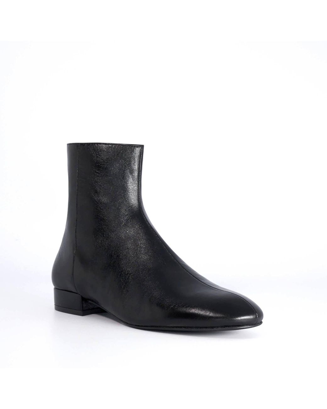 Dune Black Pixxies Suede Flat Ankle Boots