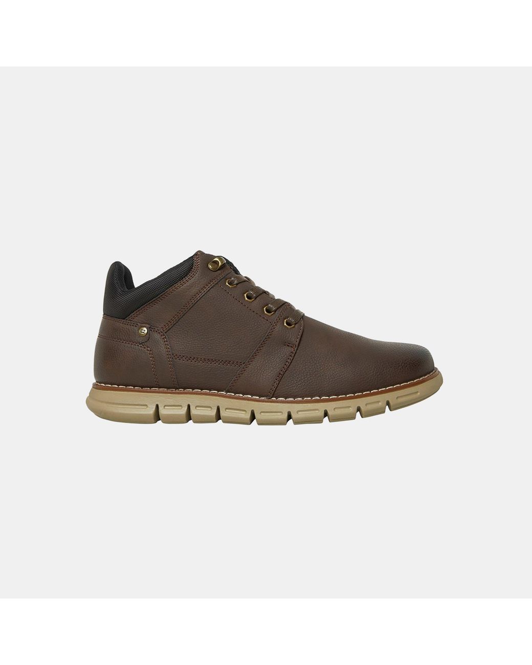 Deakins Brown Deaks Jordan Flat Ankle Boots for men