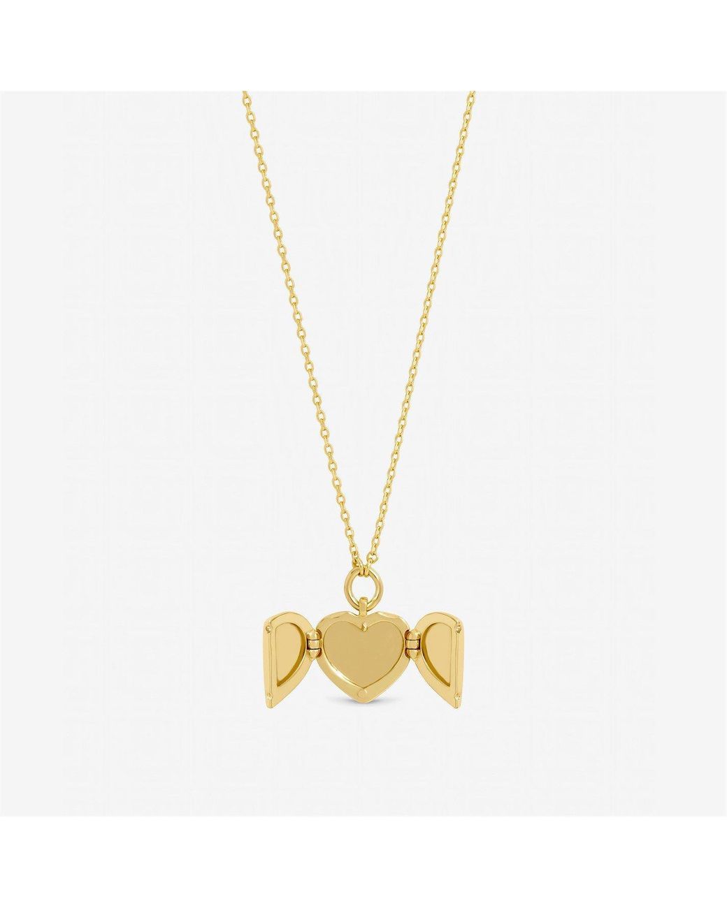 Jon Richard Metallic Plated Heart Locket Pendant