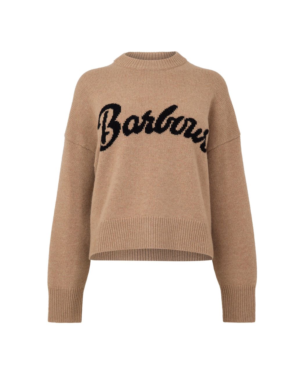 Barbour Natural Ivybridge Re-Engineered Wool Crew-Neck Jumper