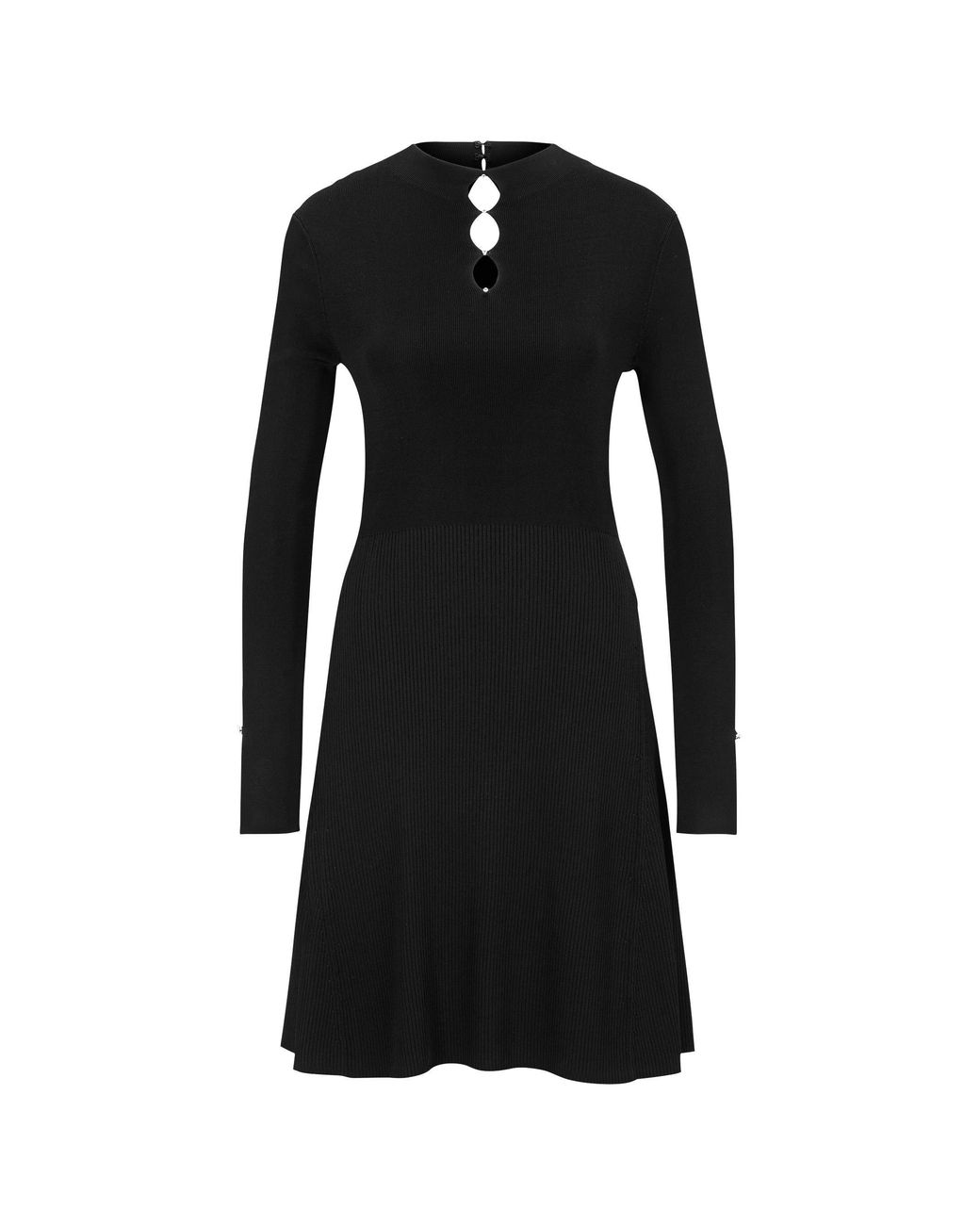 Boss Black Mini Viscose Knitted Jumper Dress