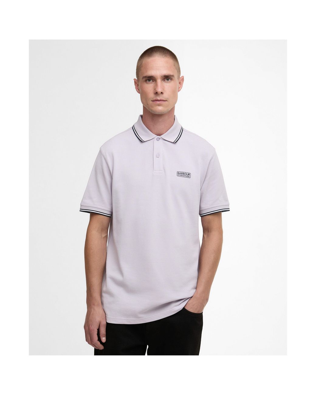 Barbour Purple Evan Polo Shirt for men