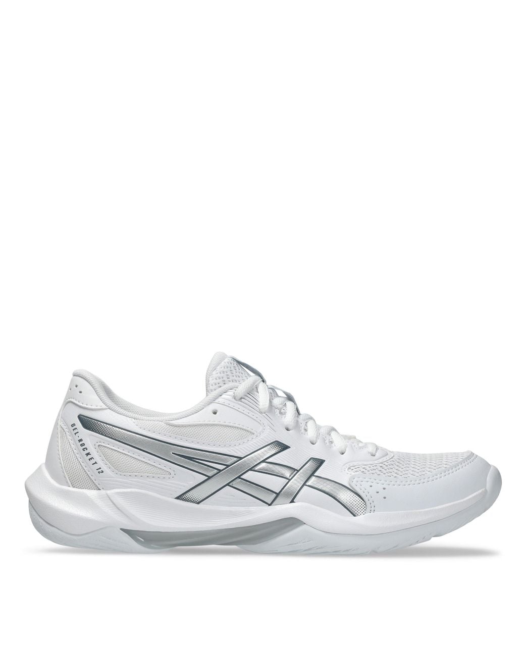 Asics White Gel-Rocket 12 Netball Shoes