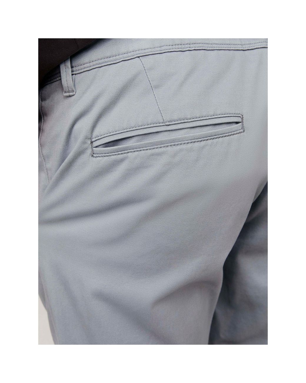 Jack & Jones Gray Marco Bowie Chinos for men