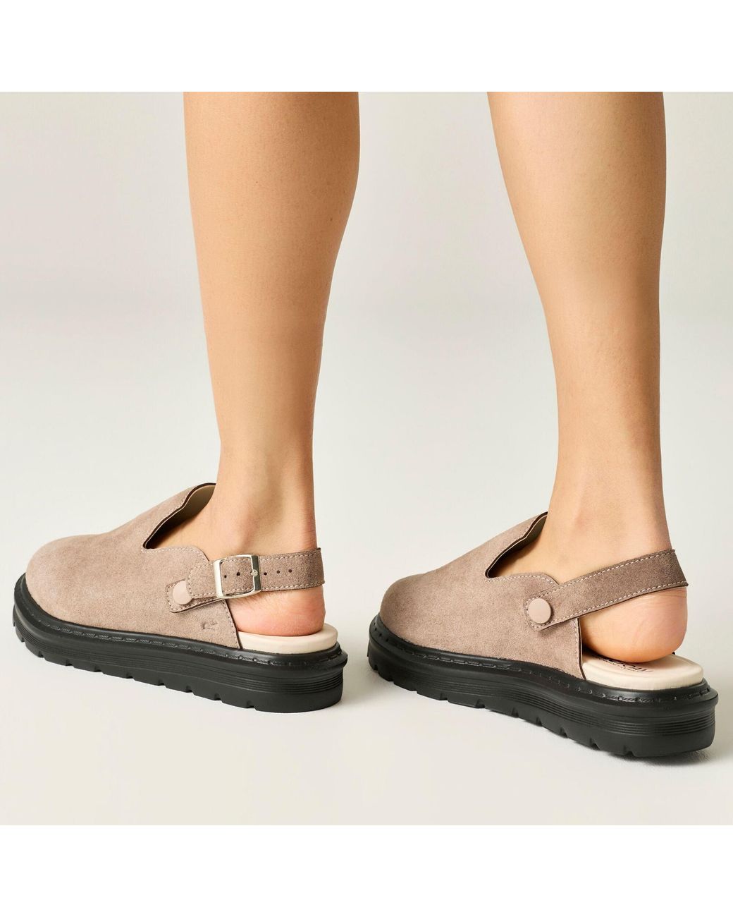 Regatta Gray Pearl Heeled Platform Sandals