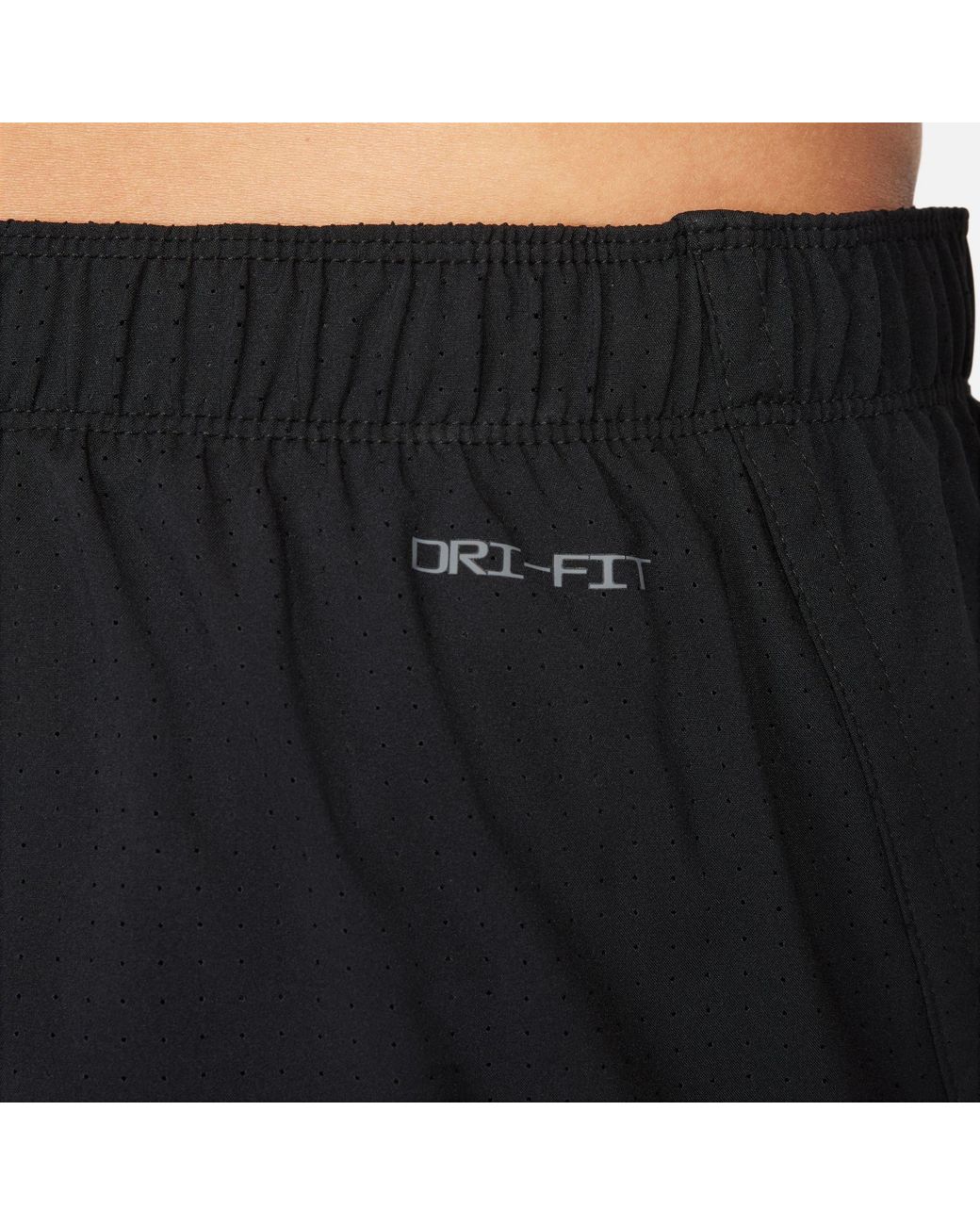 Nike Black Fast Dri-Fit 3 Brief-Lined Running Shorts for men