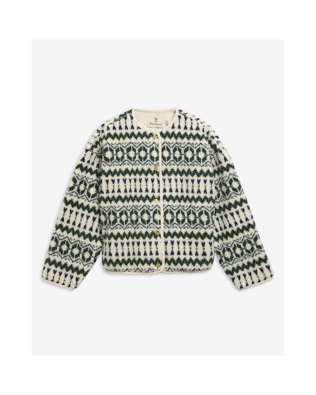 Barbour Green Aspen Sherpa Jacket