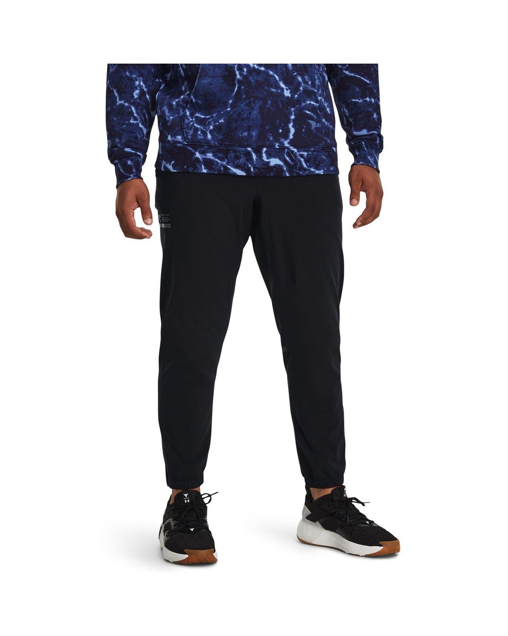Under Armour Blue Rock Unstoppable Closed Hem Jersey Jogger for men