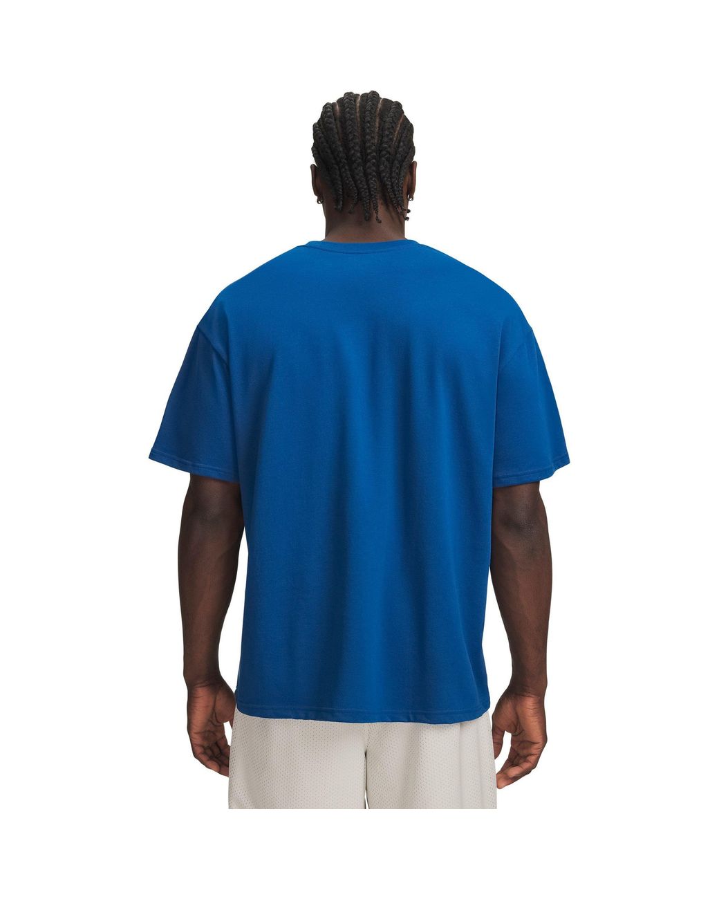 Under Armour Blue Short Sleeve Performance Gym Top for men