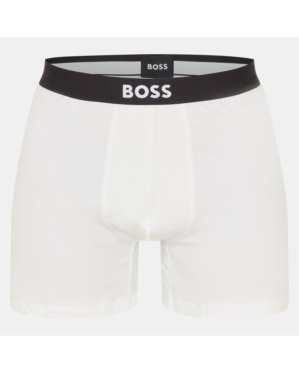 Boss White Boxer Briefs for men