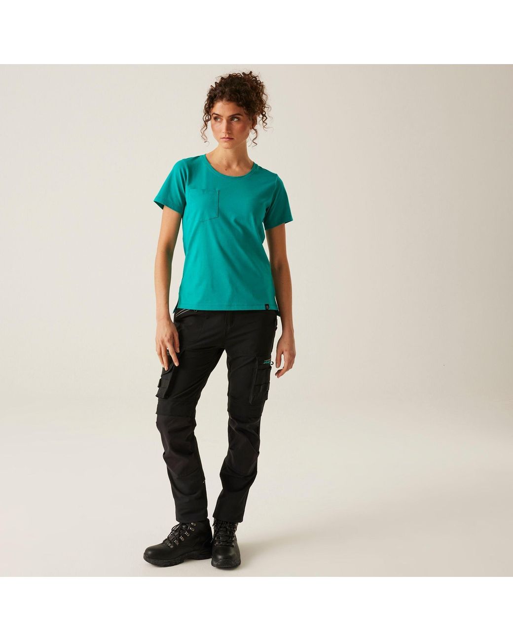 Regatta Blue Ada Cotton Stretch T-Shirt