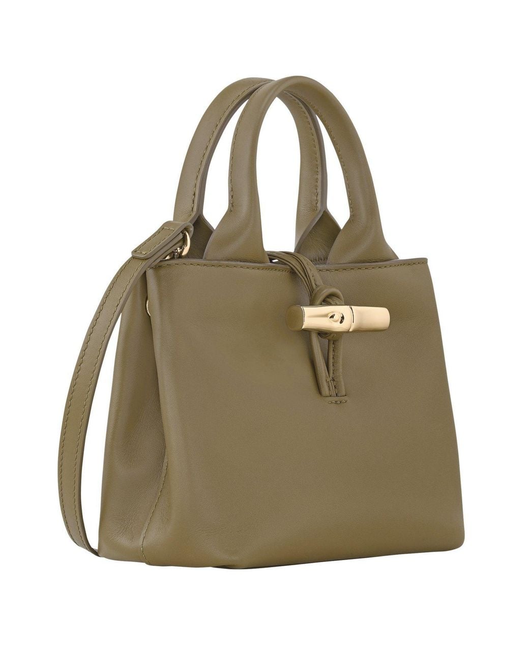 Longchamp Green Le Roseau Xs Handbag